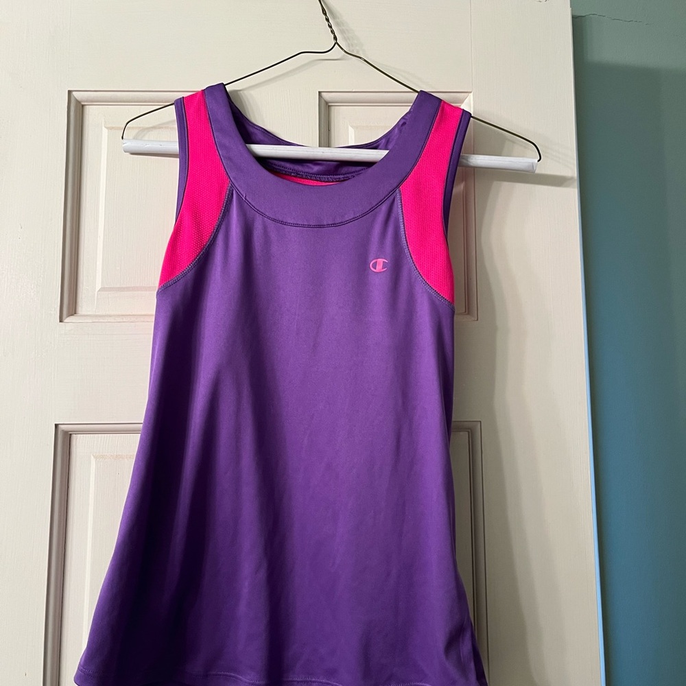 Champion Purple and Pink Sleeveless Tank Top